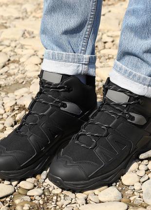 Ботинки мужские черные10 фото