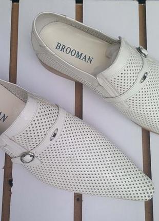 Мужские кожаные туфли brooman1 фото