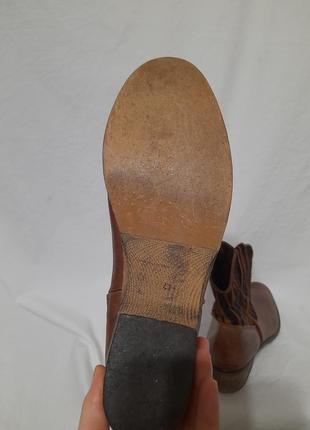 Кожаные ковбойки котелки ботинки с анималистичным принтом10 фото