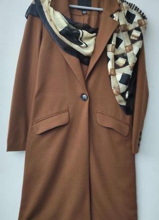 Amisu стильне пальто на один ґудзик cos zara massimo dutti gant marc cain mango стиль2 фото