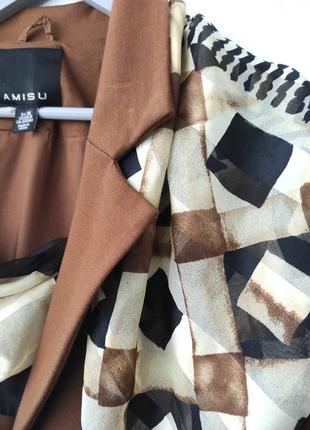 Amisu стильне пальто на один ґудзик cos zara massimo dutti gant marc cain mango стиль5 фото