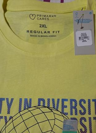 Футболка primark university, размеры l, 2xl2 фото