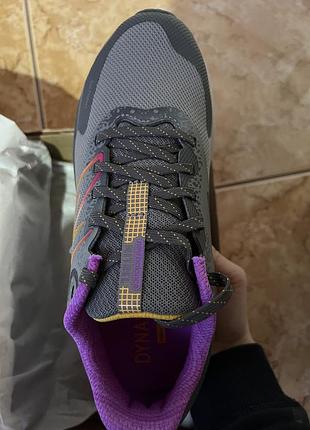 Кроссовки new balance dynasoft nitrel v5 trail running wo grey/purple3 фото