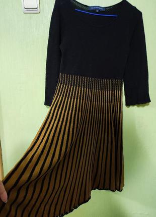 Платье плиссированное трикотажное8 фото