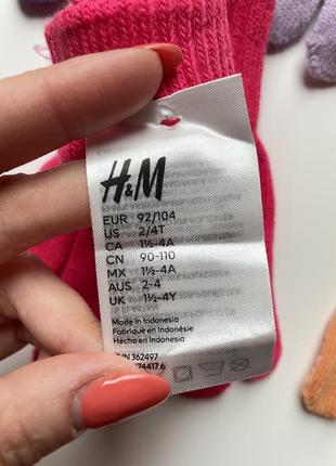 Варежки h&amp;m на 1,5-4 года (92-104см) перчатки, варежки, перчатки4 фото