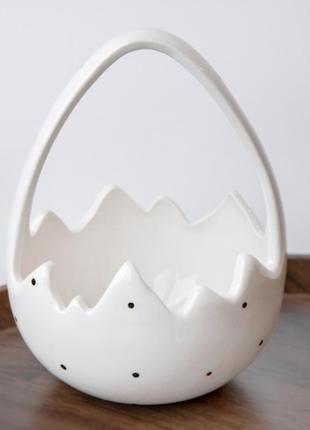 Кошик  керамічний, великодній 16 см