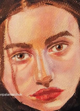 Портрет акрилом 3