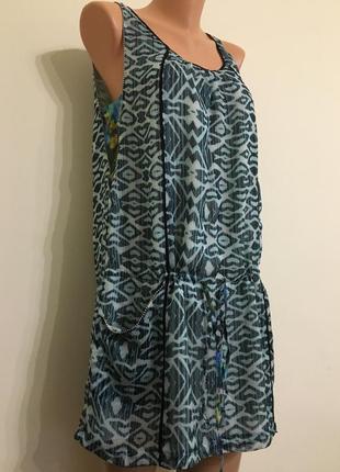 Французское шёлковое платье сарафан sandro2 фото