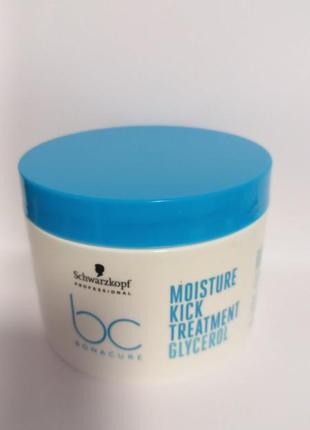 Schwarzkopf professional bonacure moisture kick treatment glycerol маска, распив.