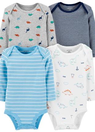 Комплект бодиков carter´s с длинным рукавом для мальчиков
