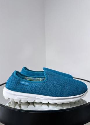 Комфортні яскраві спортивні мокасини skechers