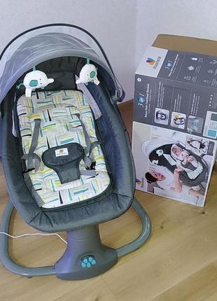 Заколисуючий центр mastela, гойдалка, шезлонг 3в1