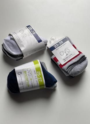 Набор носков на 2-4 года (р. 23-28) носки, носки, набор носков2 фото