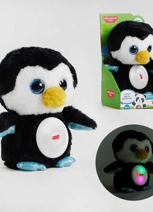 Нічник 1918-1 (24) "пінгвін", підсвічування, колискові, оченята з глітерним напиленням, у коробці