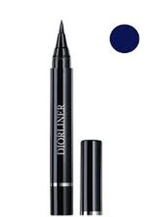 Подводка для глаз diorliner precision eyeliner 298 navy blue темно-синяя1 фото