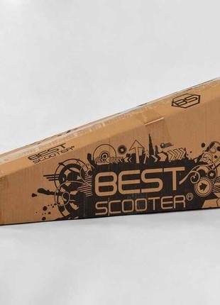 Самокат a 25779 /779-1542 maxi "best scooter" (1)  4 кол. pu, світ, трубка керма алюмінієва, d передніх коліс2 фото