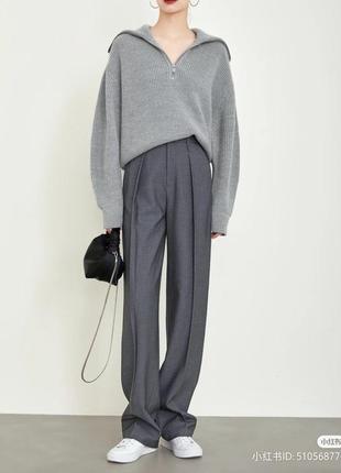 Брюки палаццо pull & bear широкие брюки zara