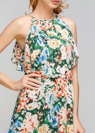 Красивое цветочное летнее платье zara2 фото