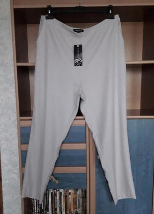 Модные зауженные брюки, 50-52, гипоаллергенный полиэстер, cameo rose3 фото