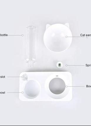 Миска +автоматическая поилка для котика3 фото