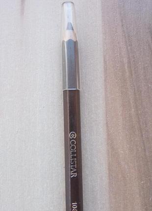 Олівець для очей collistar design eye pencil 103 brozno бронзовий тестер