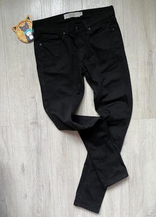 Topman джинсы черные мужские 30 размер мужской одежды брюки брючины