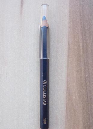 Олівець для очей collistar design eye pencil 106 blue темно-синій тестер