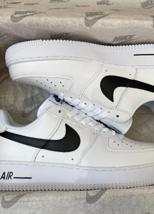 Женские кроссовки nike air force 1 white black 2#найк9 фото