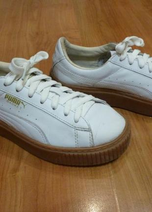 Оригинальные женские кроссовки puma basket2 фото