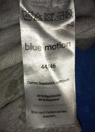 Модный свитшот в принт с начесиком от бренда blue motion3 фото