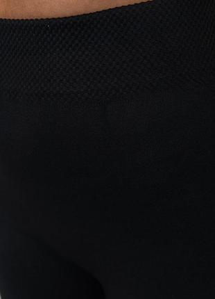 Лосины термо с начесом, цвет черный.5 фото