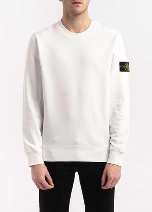 Свитшот stone island белый &lt;unk&gt; размеры: xs, s, m, l, xl, xxl