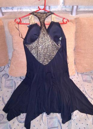 Новое,коктейльное,трикотажное,стрейч,асимметричное платье с сеточкой и пайетками, кипр9 фото