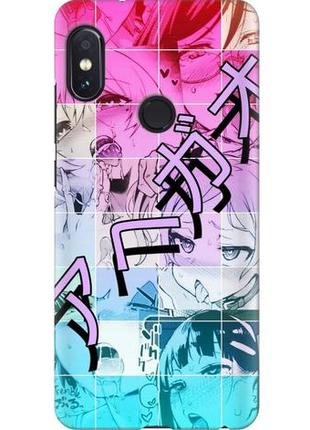 Чехол силиконовый бампер fts на xiaomi redmi note 5 с рисунком anime tyan