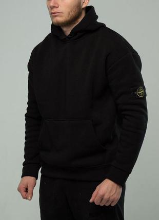 Худи stone island черный &lt;unk&gt; размеры: xs, s, m, l, xl, xxl