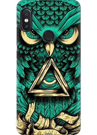 Чехол на xiaomi redmi note 5 сова арт чехол на ксяоми 600777ccse