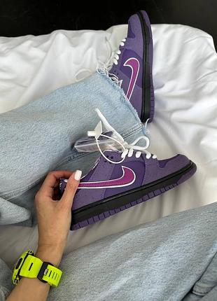 Nike sb dunk low “ihr lobster” premium 💜5 фото