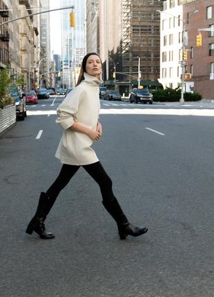 Свитшот с высоким воротником zara s m l