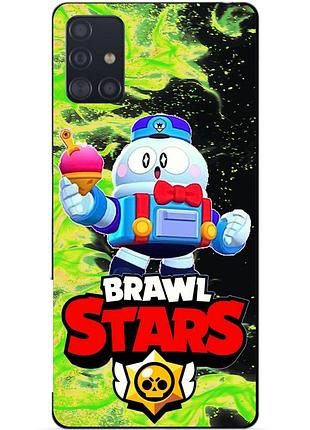 Чехол силиконовый бампер для samsung m51 с героем бравл лу