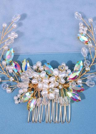 Оригінальний гребень у волосся/гребень для нареченої