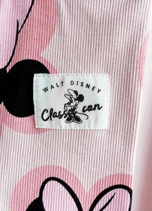 Свитшот толстовка худи леггинсы лосины в рубчик zara minnie mouse disney4 фото