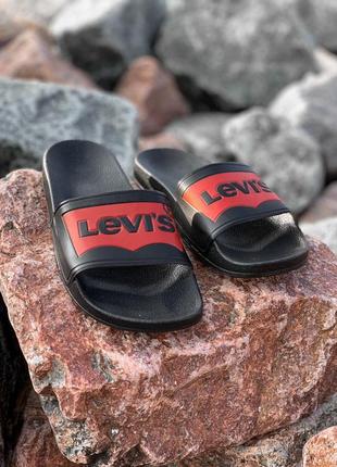 Тапки шлепки шлёпанцы тапочки levi’s1 фото