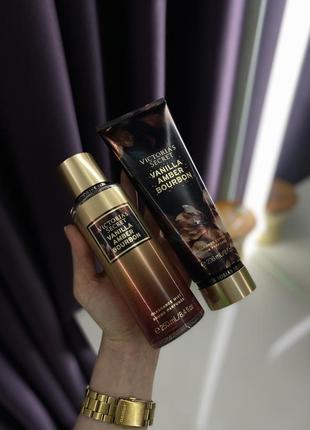 Спрей мист для тела виктория сикрет vanilla amber bourbon victoria’s secret mist спрей мыст виктория сикрет