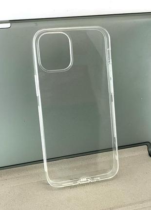 Чехол на iphone 12 mini накладка бампер противоударный ou case прозрачный силиконовый