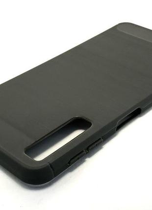 Чохол накладка для samsung a7 2018, a750 на задню панель hoco carbon tpu