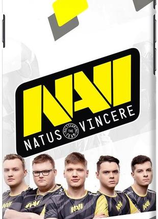 Чехол силиконовый бампер fts для apple iphone 7/8 с рисунком natus vincere 2020