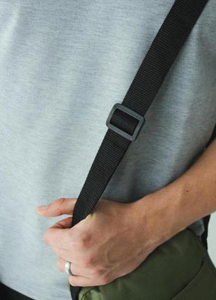 Барсетка через плечо adidas хаки сумка на плечо мужская небольшая мессенджер спортивный адидас4 фото