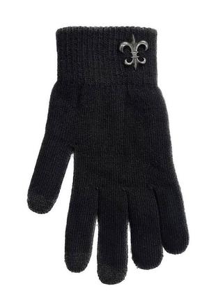 Зимние перчатки флисовые мужские женские altar черные перчатки утепленные осень зима1 фото