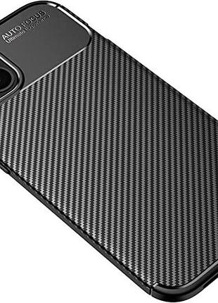 Чехол fiji ultimate carbon для apple iphone 13 противоударный бампер черный