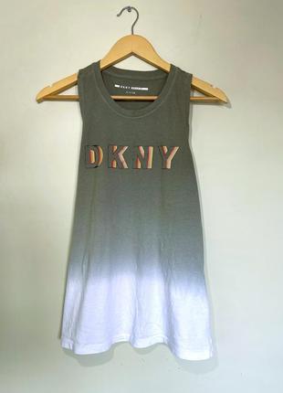 Майка омбре з лого dkny оригінал  р. s-m